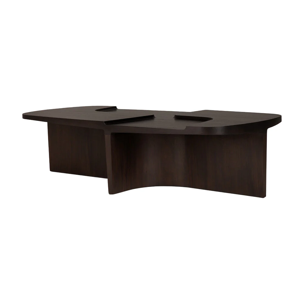ETHNICRAFT BRUTALIST COFFEE TABLE – MAHOGANY ROSE BROWN | ,289.00