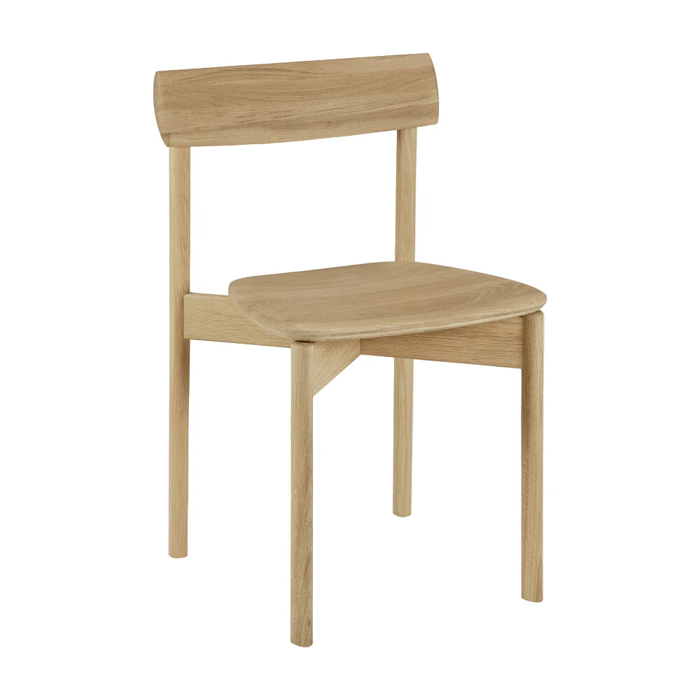 ETHNICRAFT RISU DINING CHAIR - OAK | $699.00 - Image 1