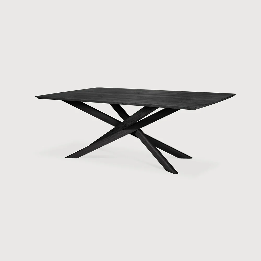 ETHNICRAFT MIKADO DINING TABLE - OAK BLACK | $5,209.00 - Image 2