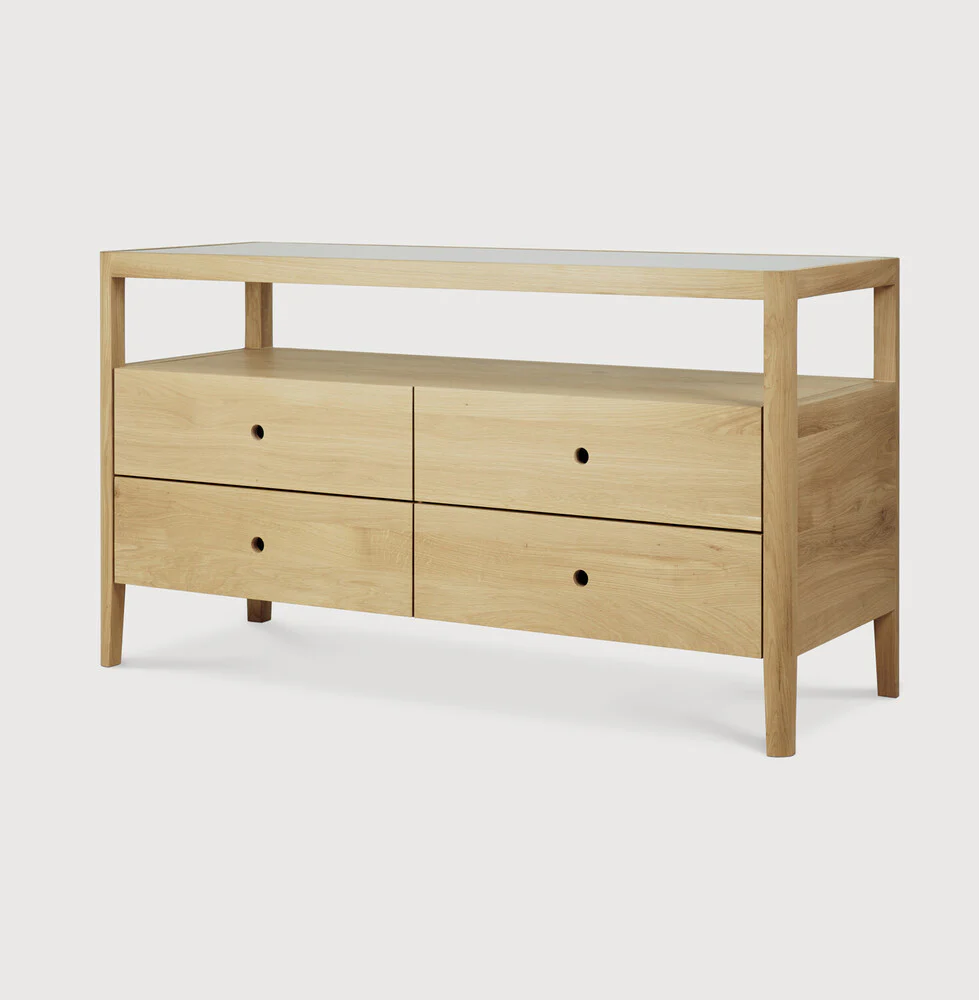 ETHNICRAFT SPINDLE DRESSER - OAK | $4,389.00 - Image 2