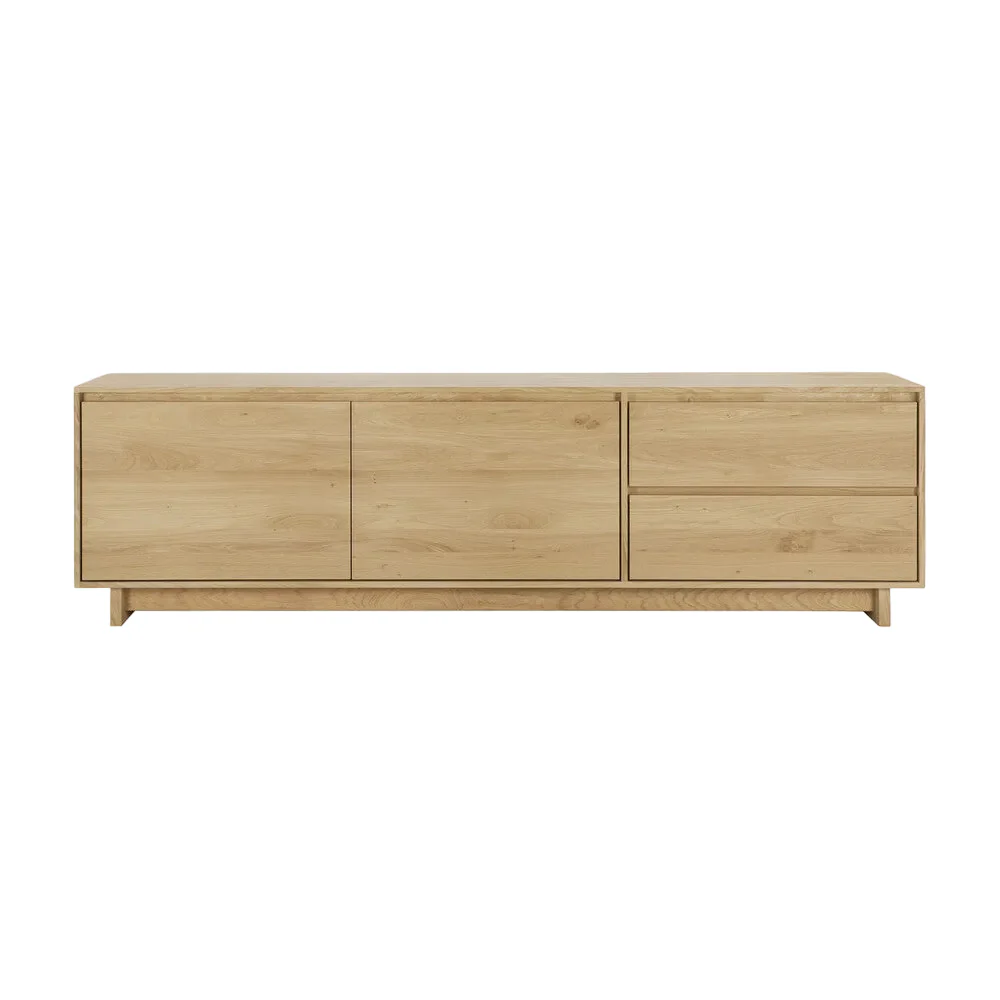 ETHNICRAFT WAVE TV CUPBOARD - OAK | $4,059.00 - Image 1