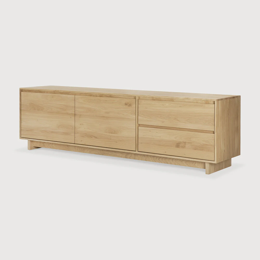 ETHNICRAFT WAVE TV CUPBOARD - OAK | $4,059.00 - Image 2