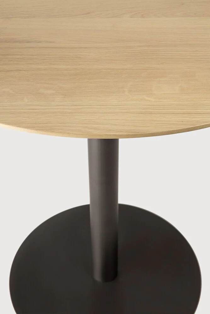 ETHNICRAFT BLEND DINING TABLE - OAK AND DARK BRONZE METAL | $1,658.00 - Image 2