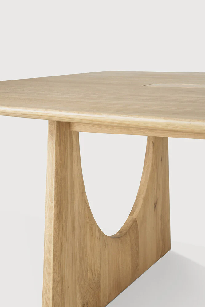 ETHNICRAFT GEOMETRIC MEETING TABLE - OAK | $11,389.00 - Image 3