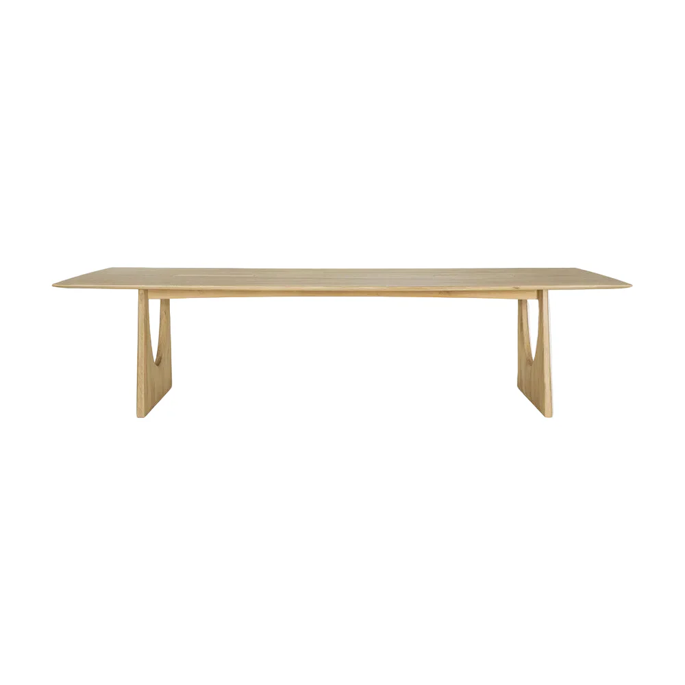 ETHNICRAFT GEOMETRIC MEETING TABLE - OAK | $11,389.00 - Image 1