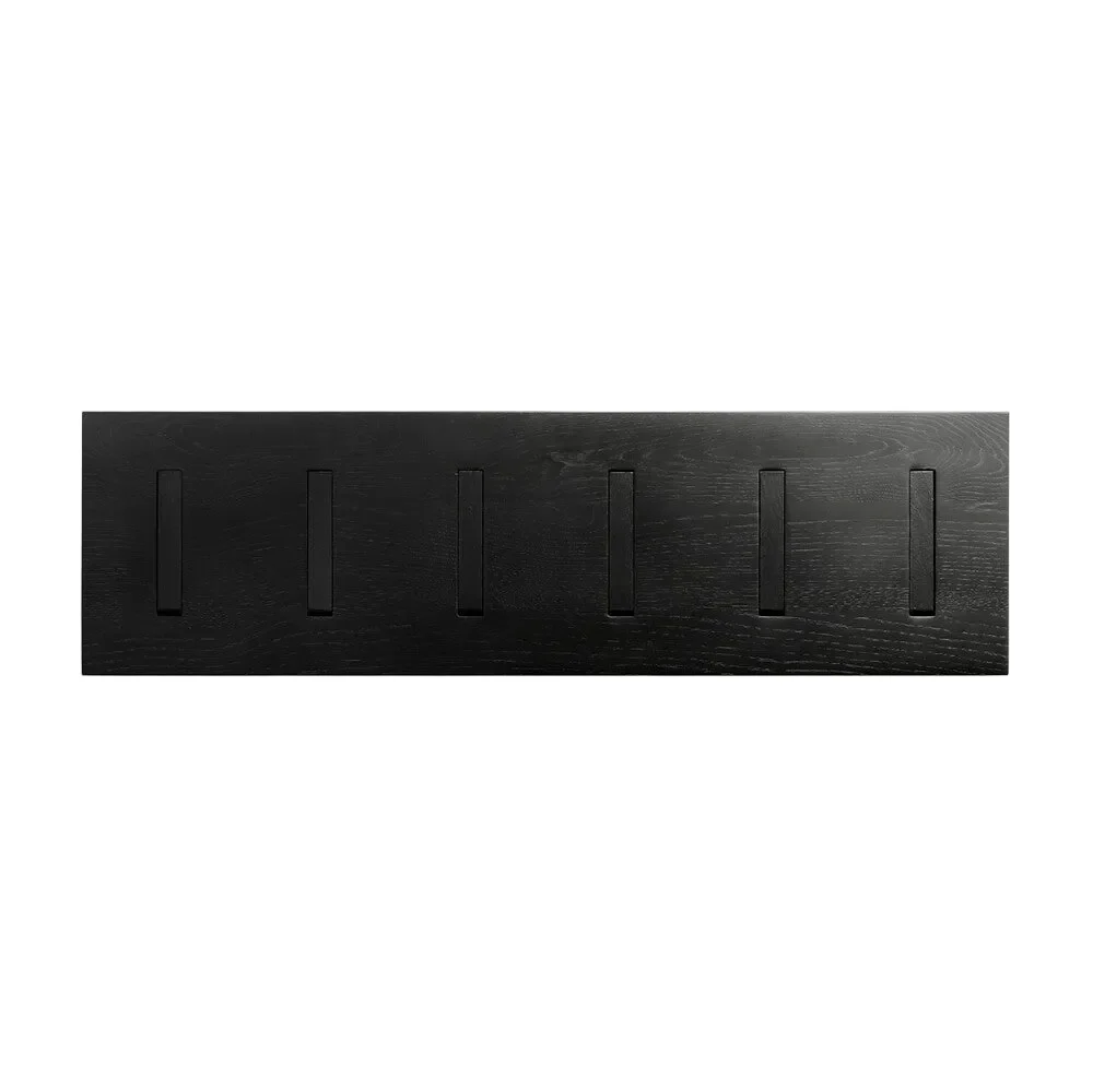 ETHNICRAFT UTILITILE WALL HANGER - OAK BLACK | $309.00 - $409.00 - Image 1