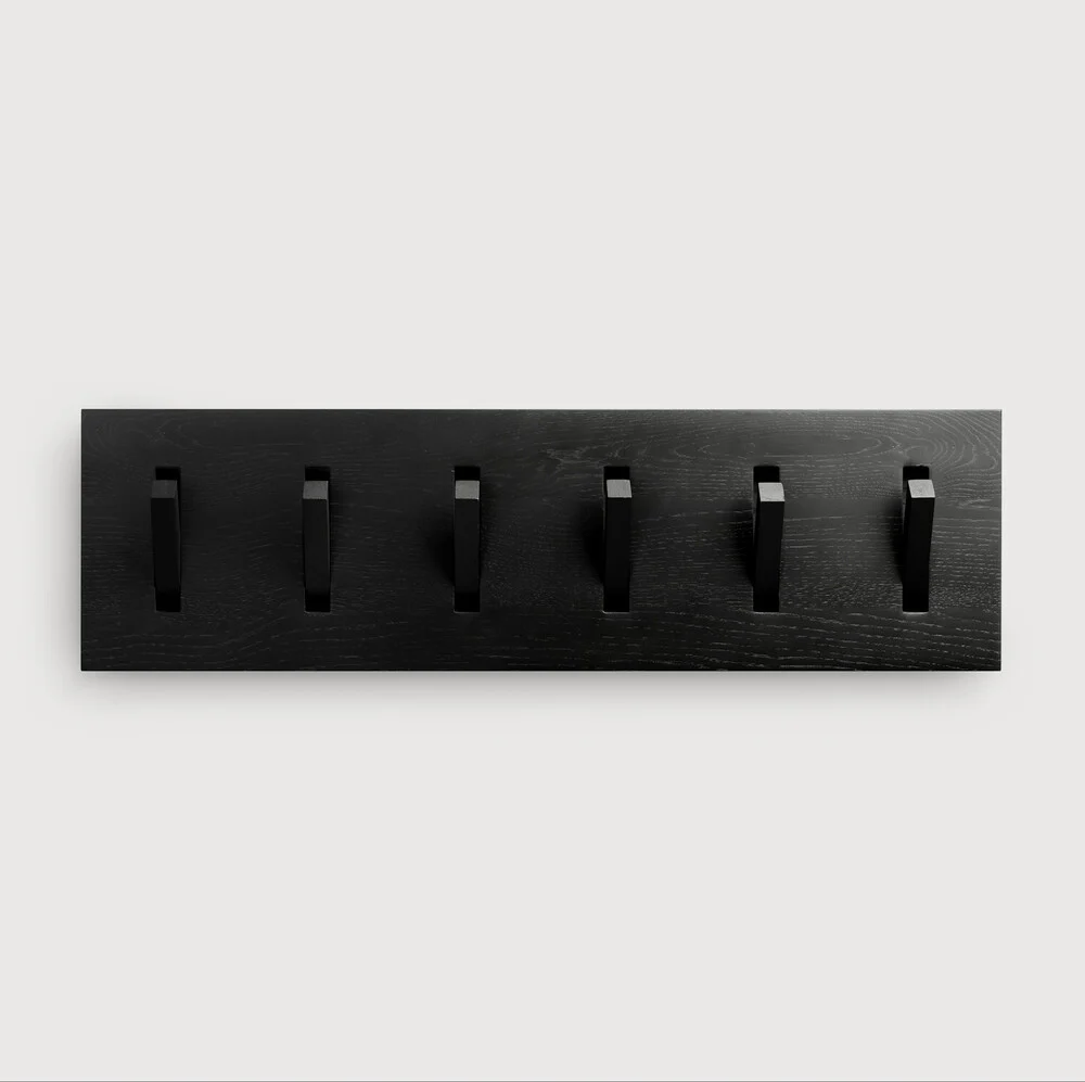 ETHNICRAFT UTILITILE WALL HANGER - OAK BLACK | $309.00 - $409.00 - Image 2