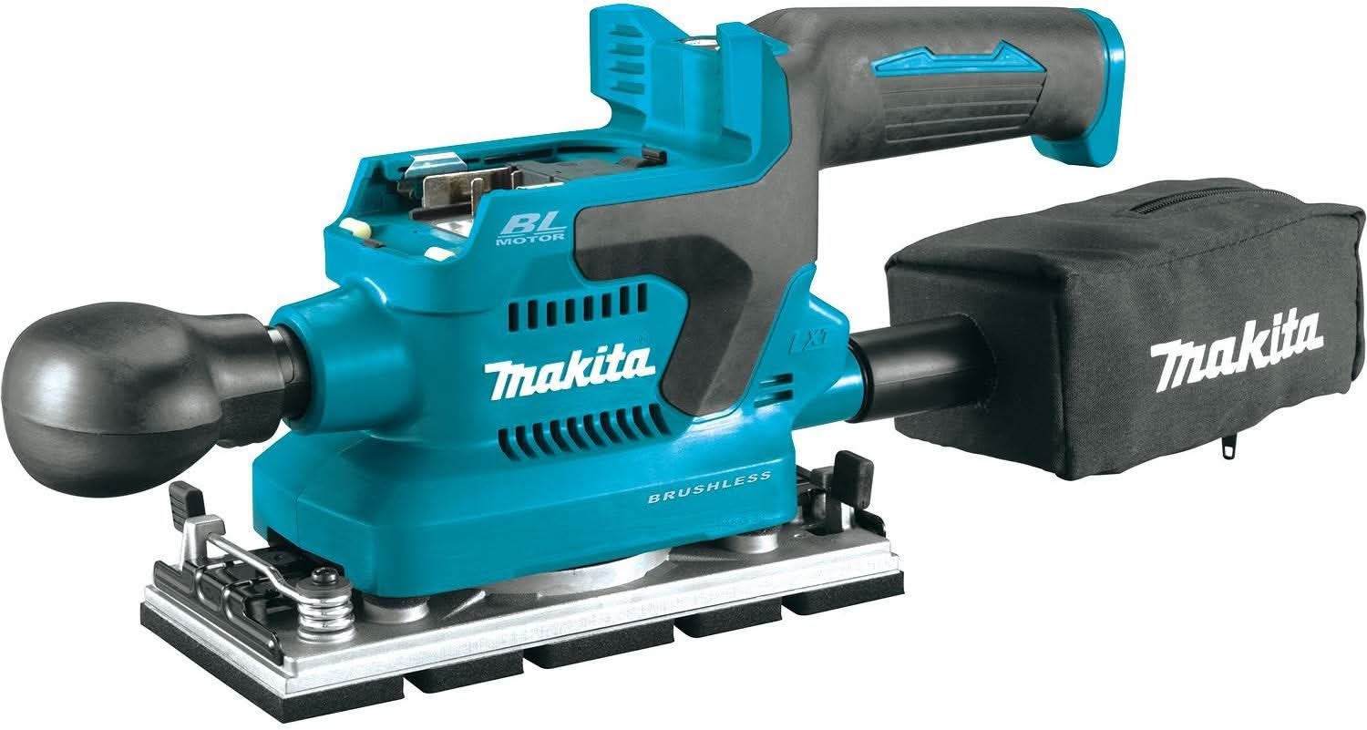 Makita 18V LXT Lithium-Ion Brushless Cordless 1/3 Sheet Finishing Sander, AWS Capable, Tool Only (PROMO) - Image 1
