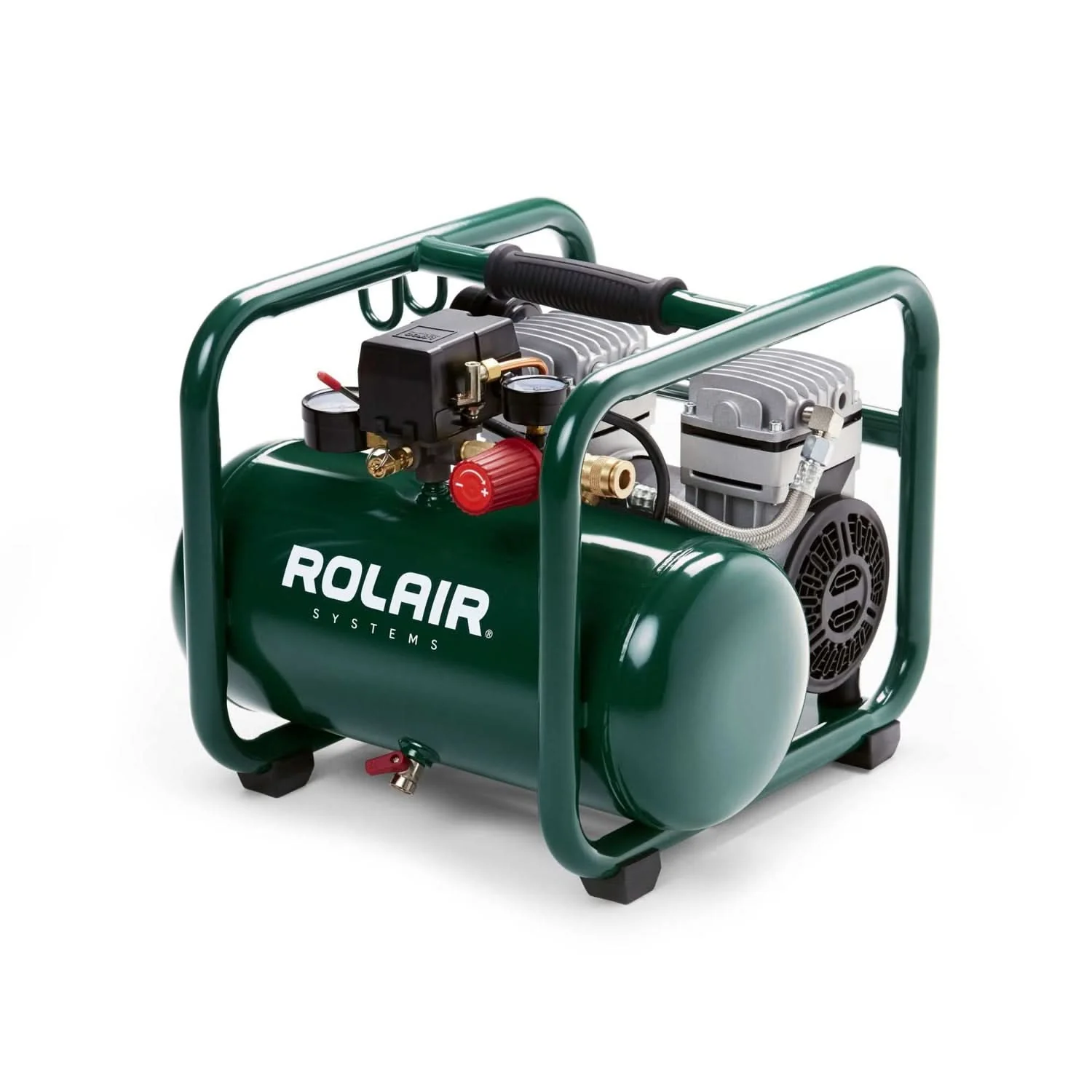 Rolair JC10PLUS Oil Free 2.5 Gallon 1 HP Ultra-Quiet 60dB Air Compressor - Image 1