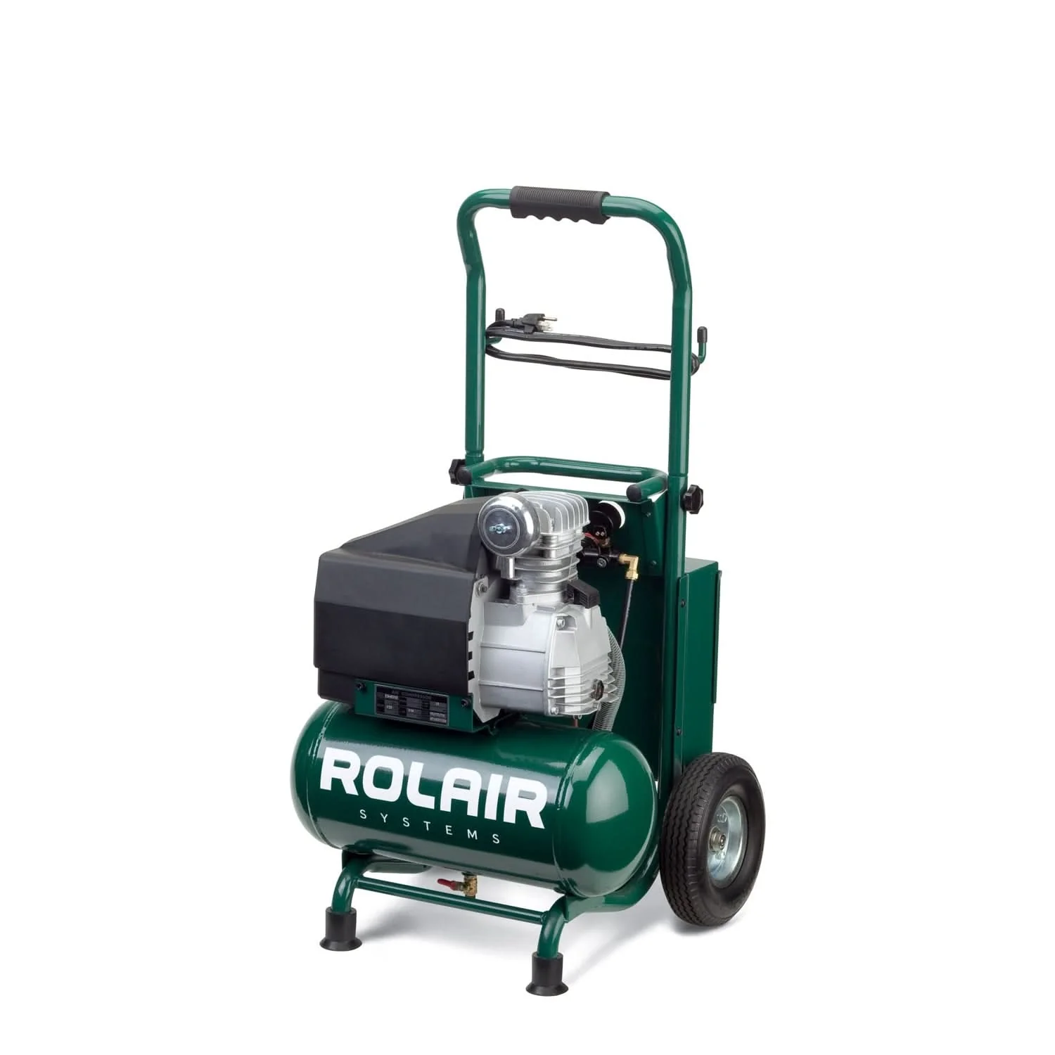 Rolair VT20TB 2HP Wheeled Air Compressor With Tool Box - Image 1