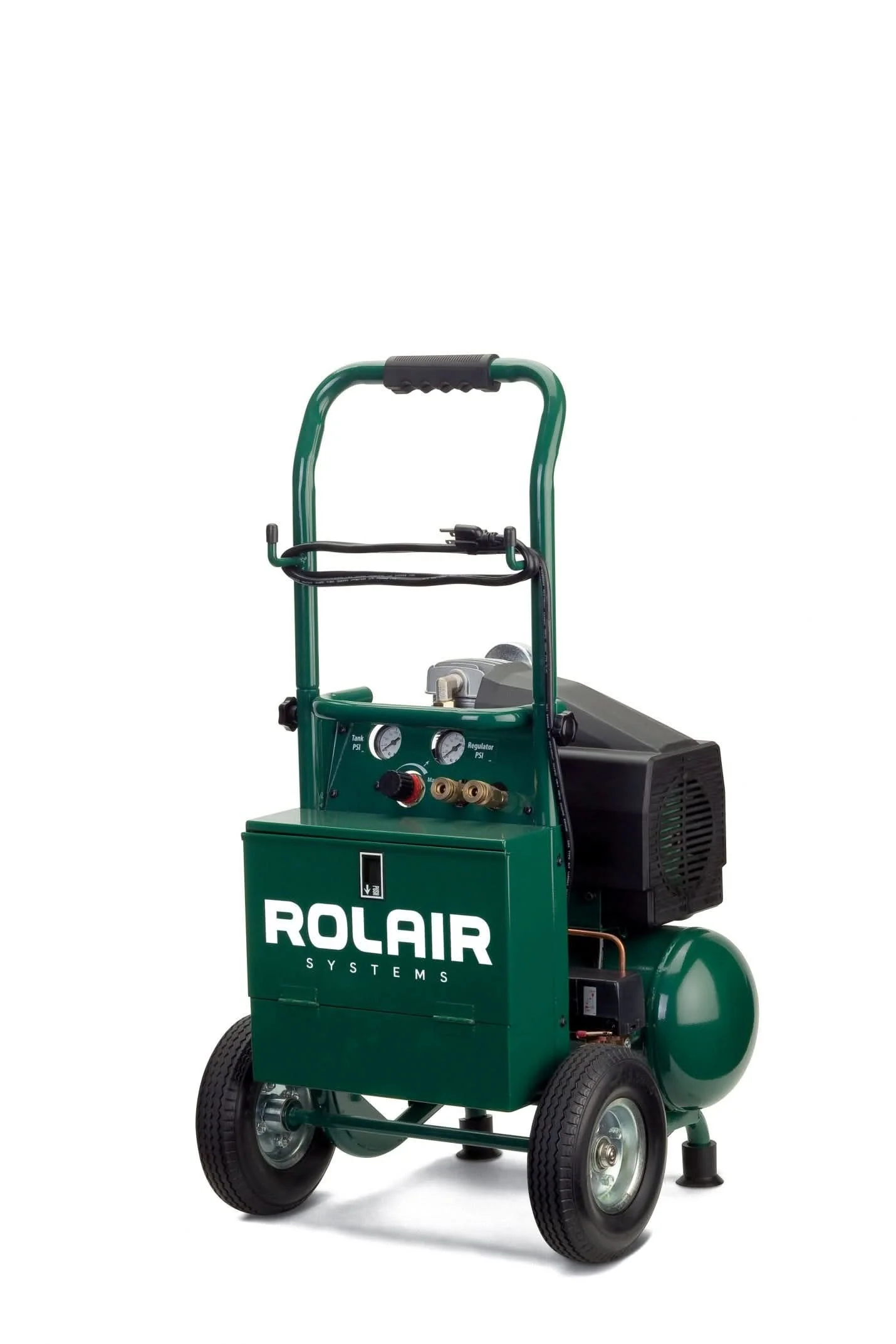 Rolair VT20TB 2HP Wheeled Air Compressor With Tool Box - Image 2
