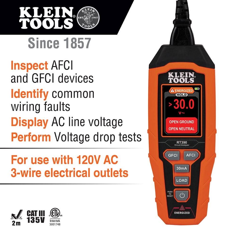 Klein Tools RT390 Circuit Analyzer - Image 2