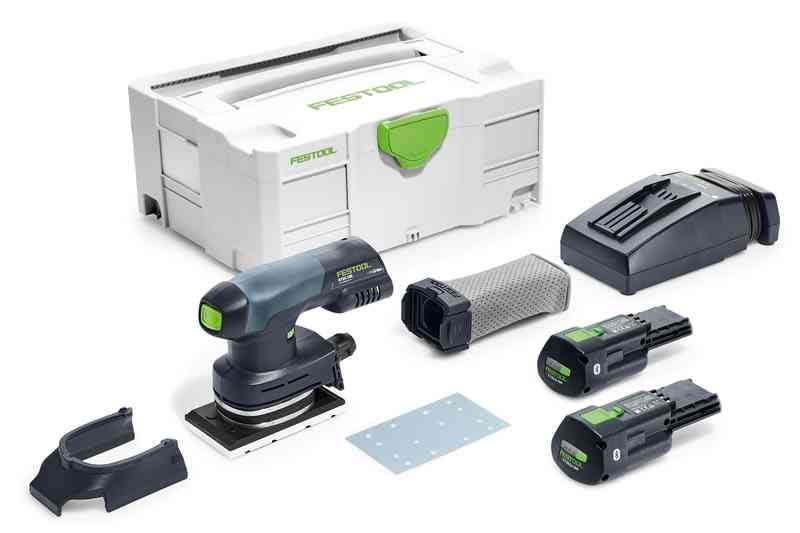 Festool RTSC 400 18V Brushless Hybrid Sander Set w/ Granat Abrasive Value Set Systainer - Image 2