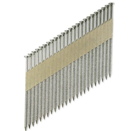Swan Secure S12A237T31 2-3/8" Stainless Steel 31-Degree Tape Ring Nails, 1000-Pack - Image 1
