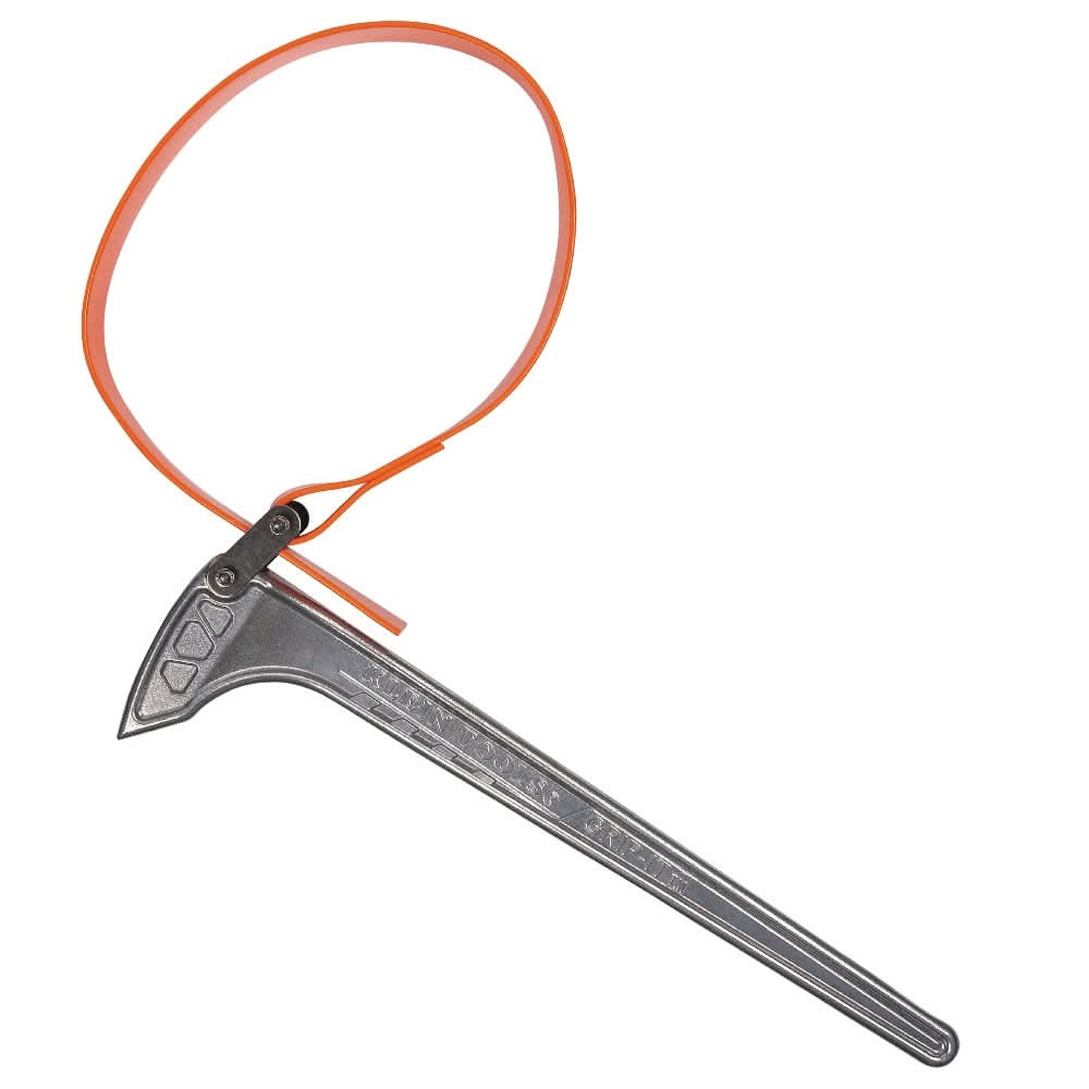 Klein Tools S18HB Grip-It Strap Wrench, 1-1/8 in. to 8 in., 18 in. Handle - Image 1