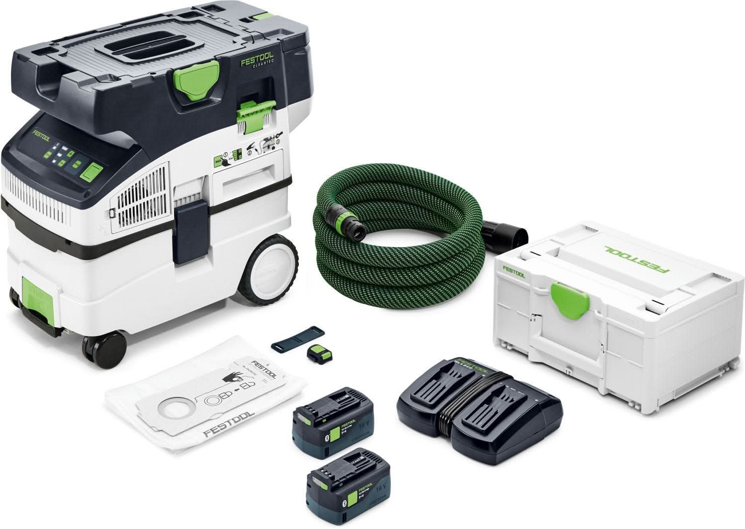 Festool CTC MIDI I Cordless 36V Mobile HEPA Dust Extractor Elite Bundle - Image 2