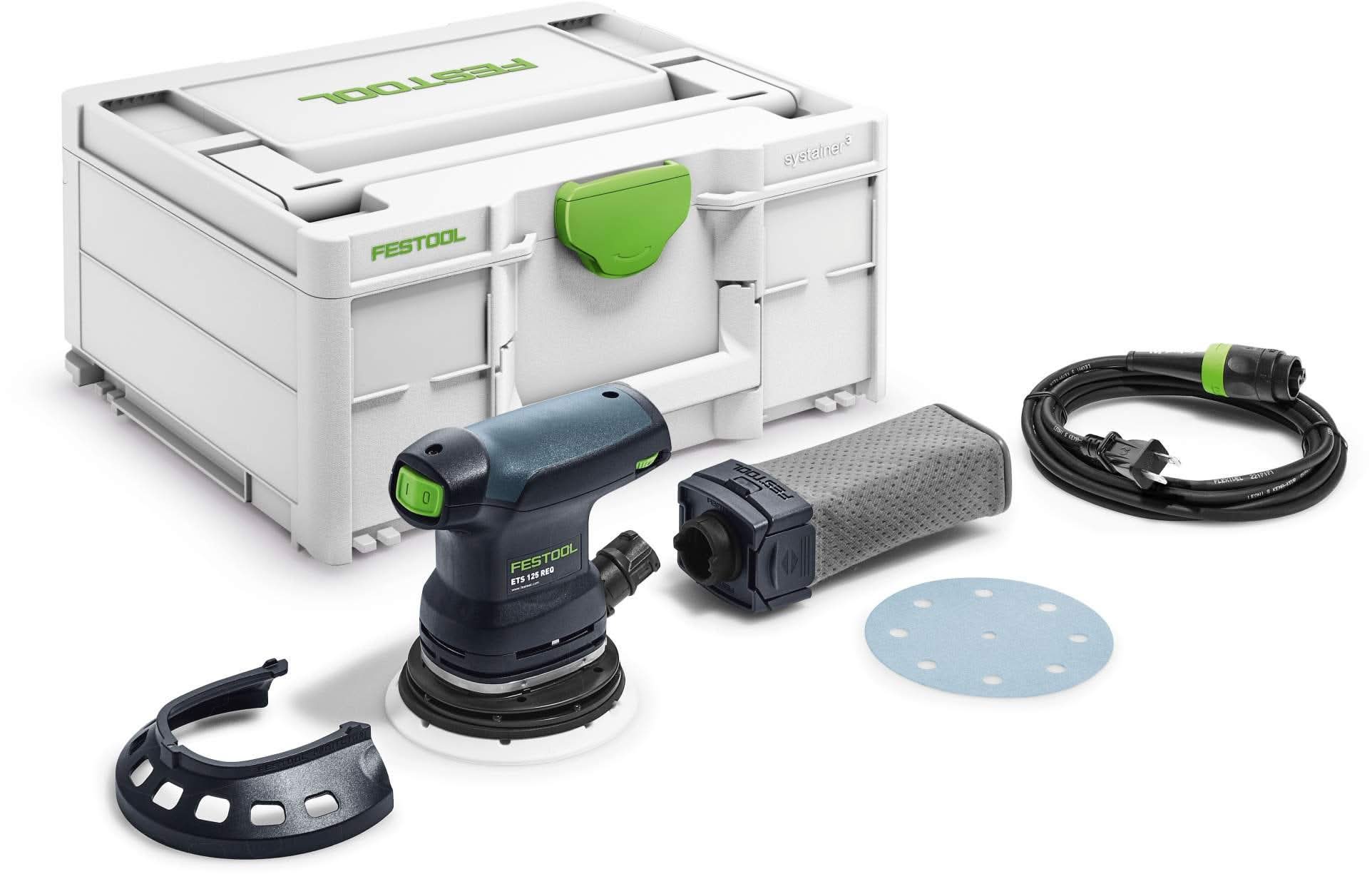 Festool 576070 ETS 125 REQ-Plus 125mm (5″) Random Orbital Sander w/ Systainer3