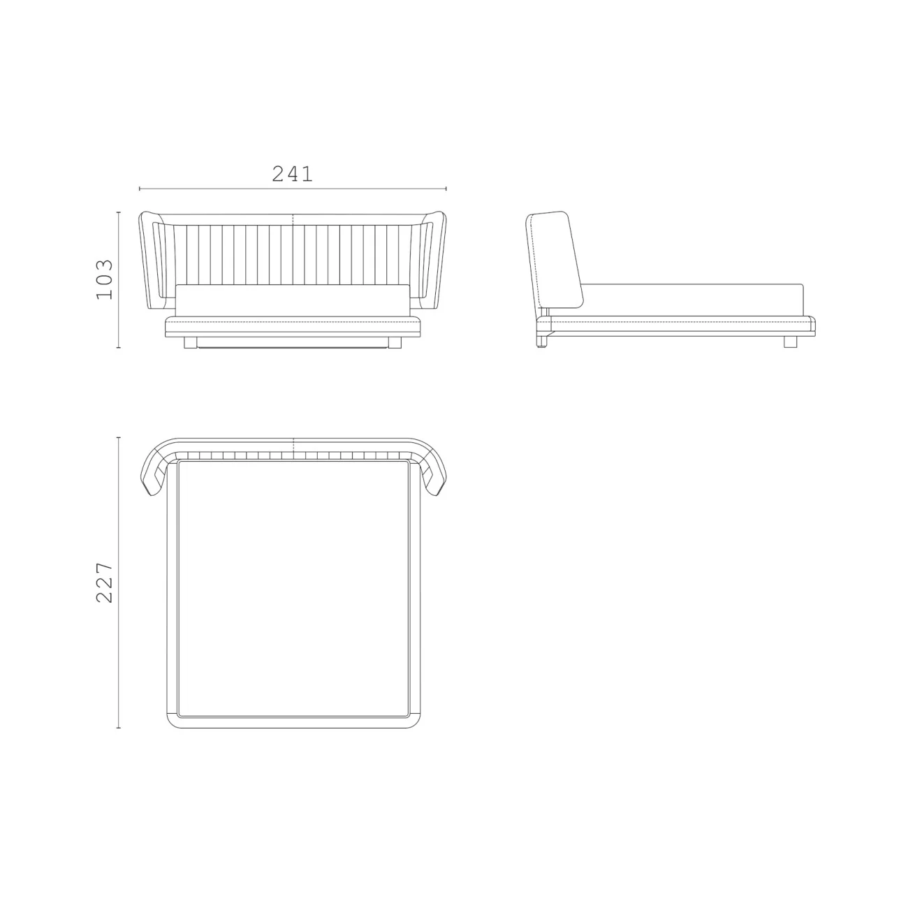 MARAIS LEATHER KING BED I $20,090.00 - Image 3
