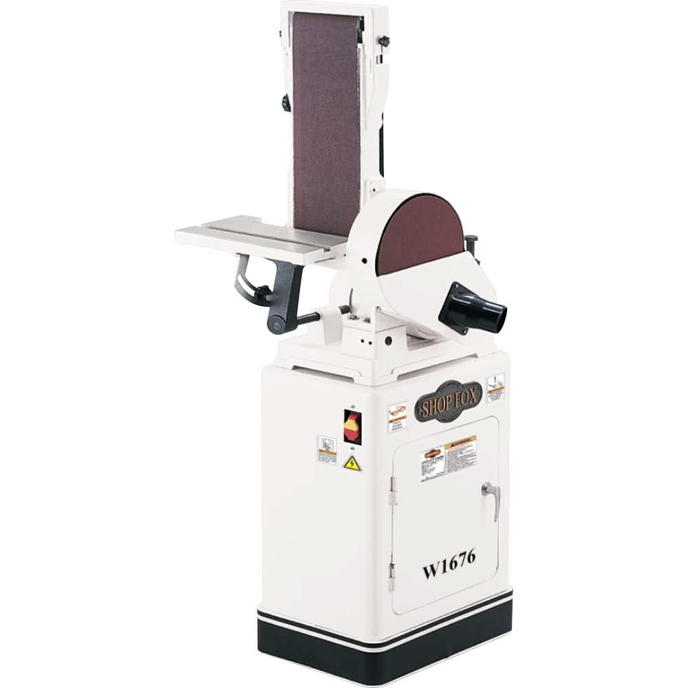 Shop Fox W1676 1 HP 6-Inch Belt / 10-Inch Disk Combination Sander - Image 2