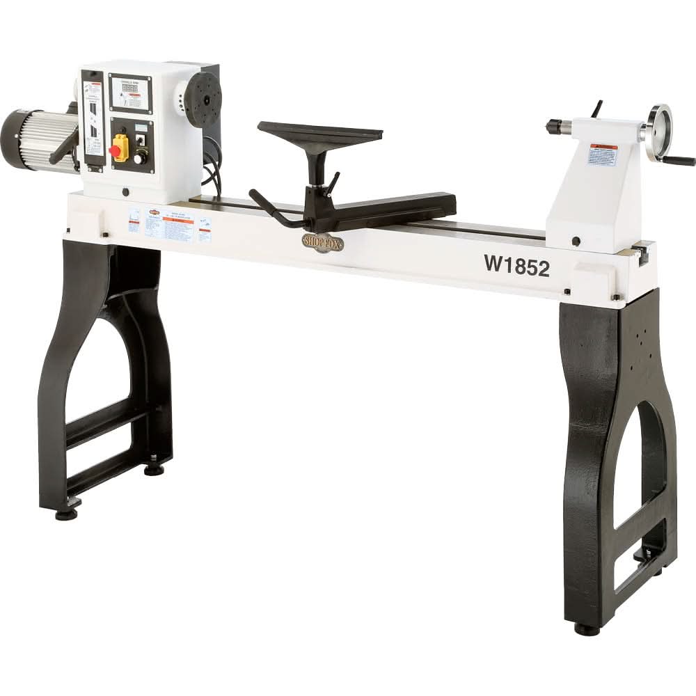 Shop Fox W1852 22-Inch x 42-Inch Variable-Speed Wood Lathe - Image 2