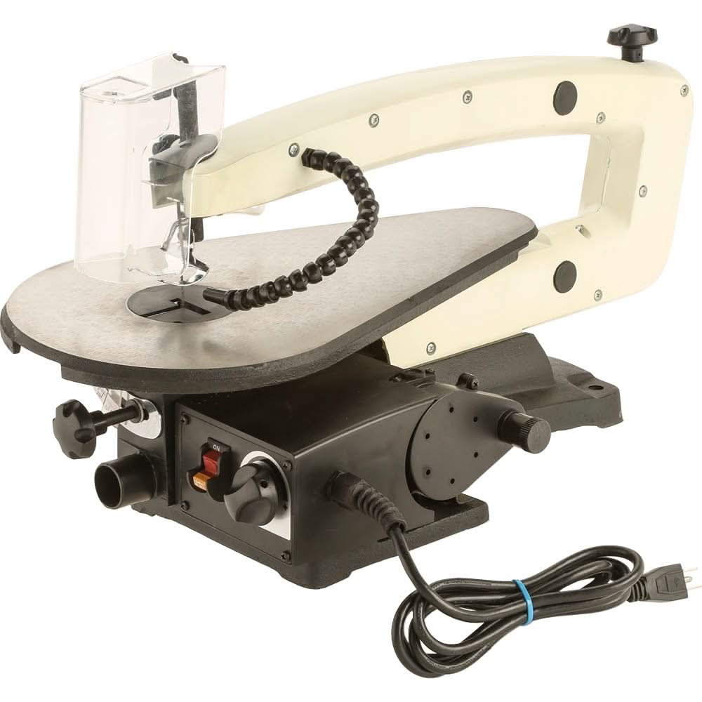 Shop Fox W1870 18-Inch VS Scroll Saw with LED & Rotary Tool Kit - Image 2