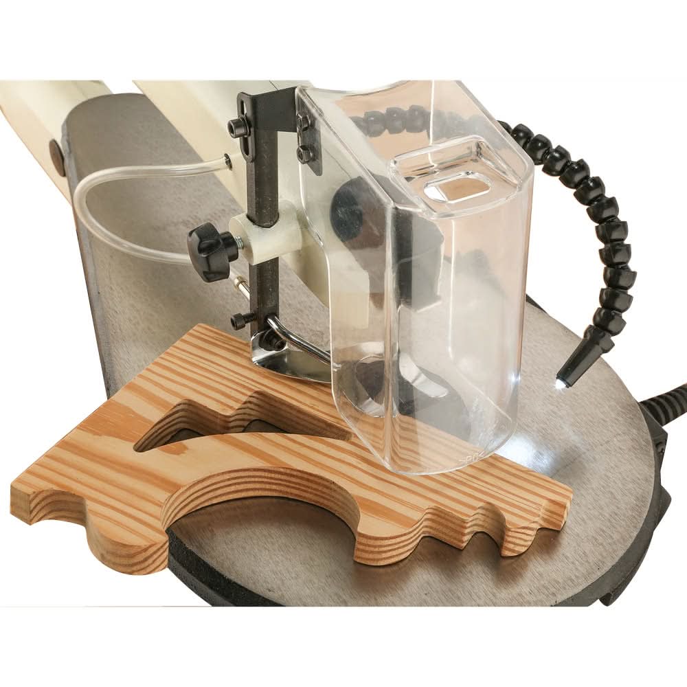 Shop Fox W1870 18-Inch VS Scroll Saw with LED & Rotary Tool Kit - Image 3
