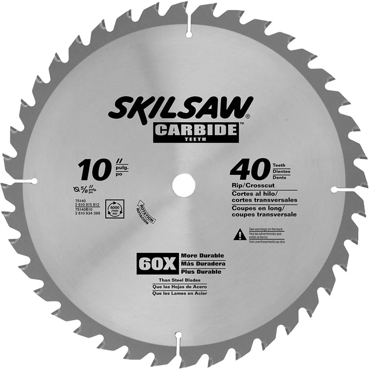 SKIL 15-Amp 10 in. Portable Table Saw with General Purpose Circular Saw Blade - Image 2