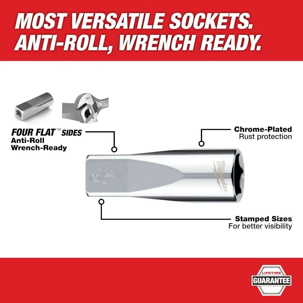 Milwaukee 45-34-8023 3/8" DRIVE 23MM SOCKET - Image 2