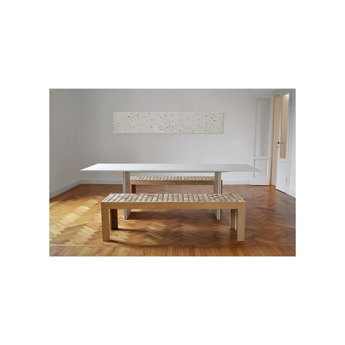 CARPANESE | SOFIA WOOD BENCH - $4,135.00 - Image 2