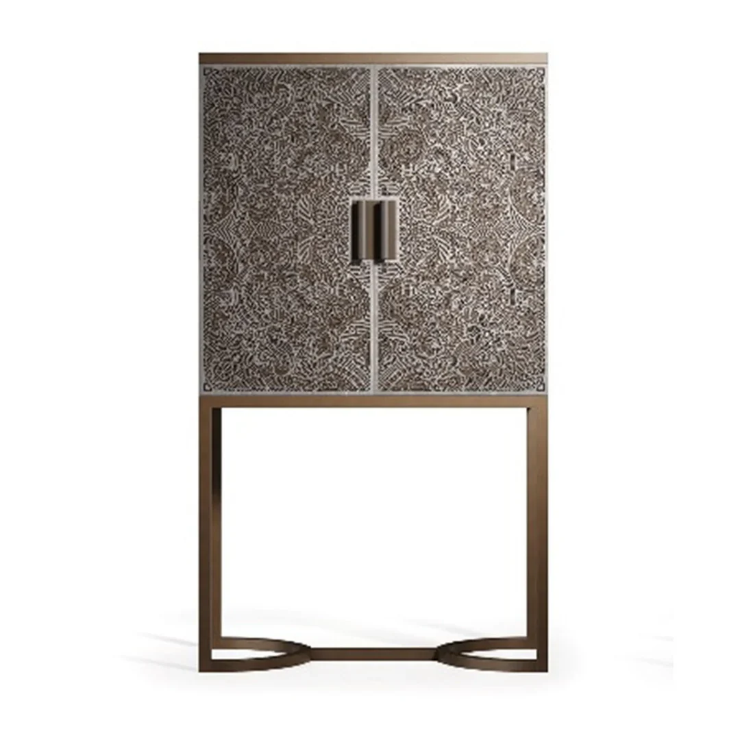HOMOOD I BLUEMOON BRONZE BAR CABINET I ,570.00