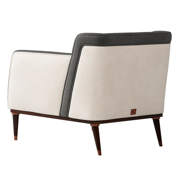 B&W LEATHER LOUNGE ARMCHAIR I $8,540.00 - Image 2