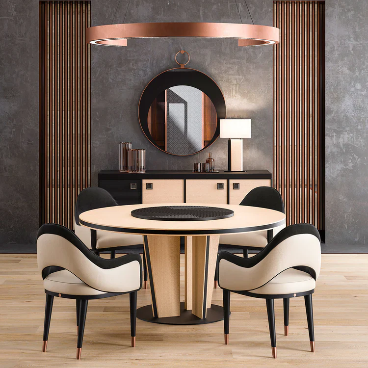 ROUND WOOD DINING TABLE I $20,790.00 - Image 2