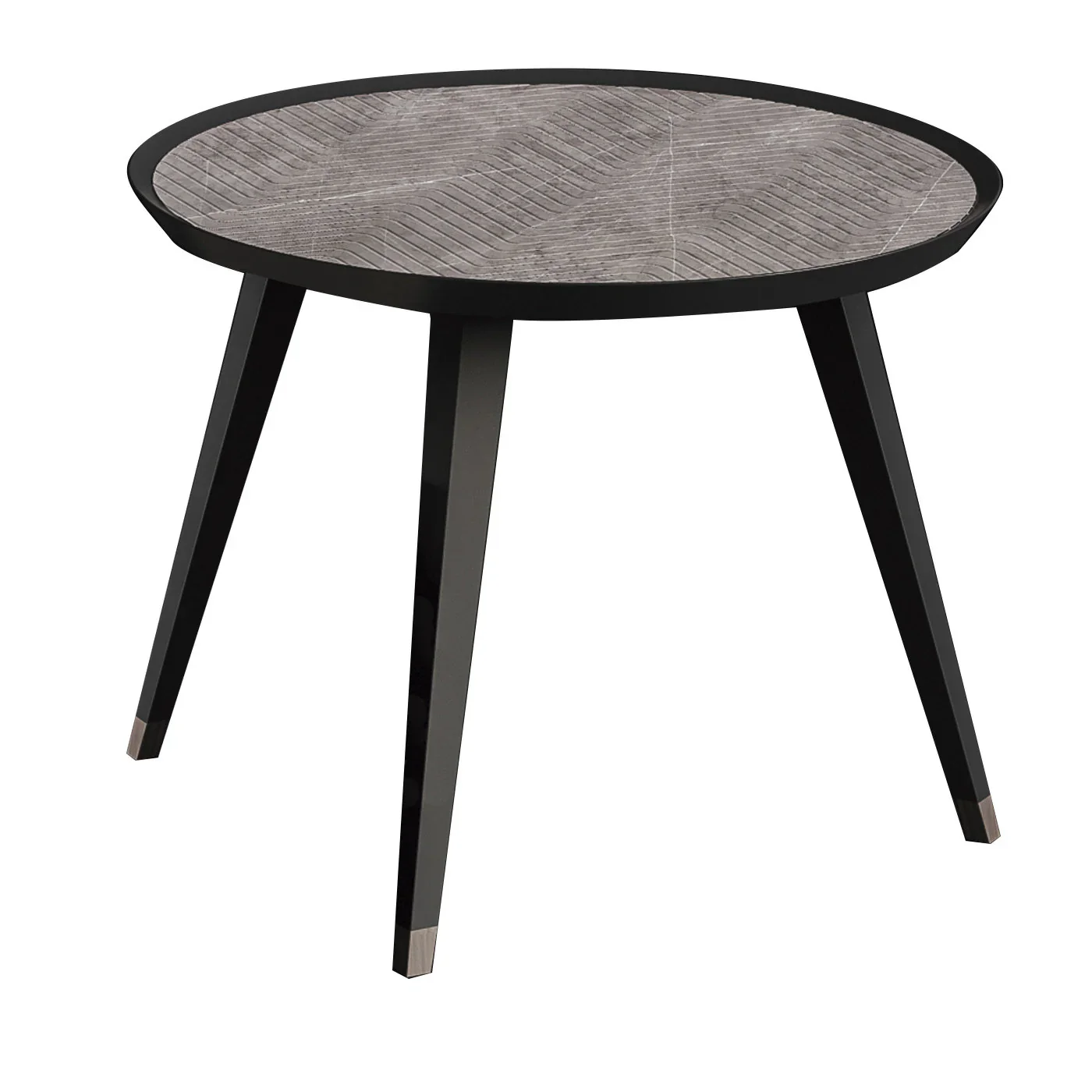 CHEVERON MARBLE SIDE TABLE – ,345.00