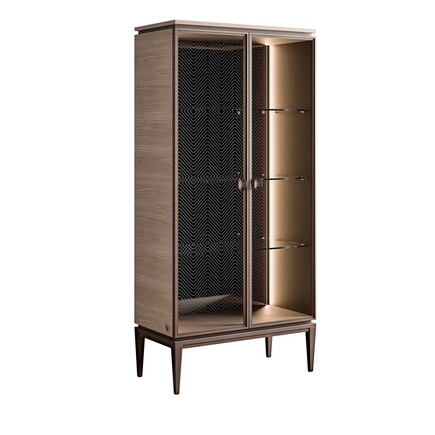 DRAGONFLY GLASS ENGRAVED DISPLAY CABINET – ,650.00