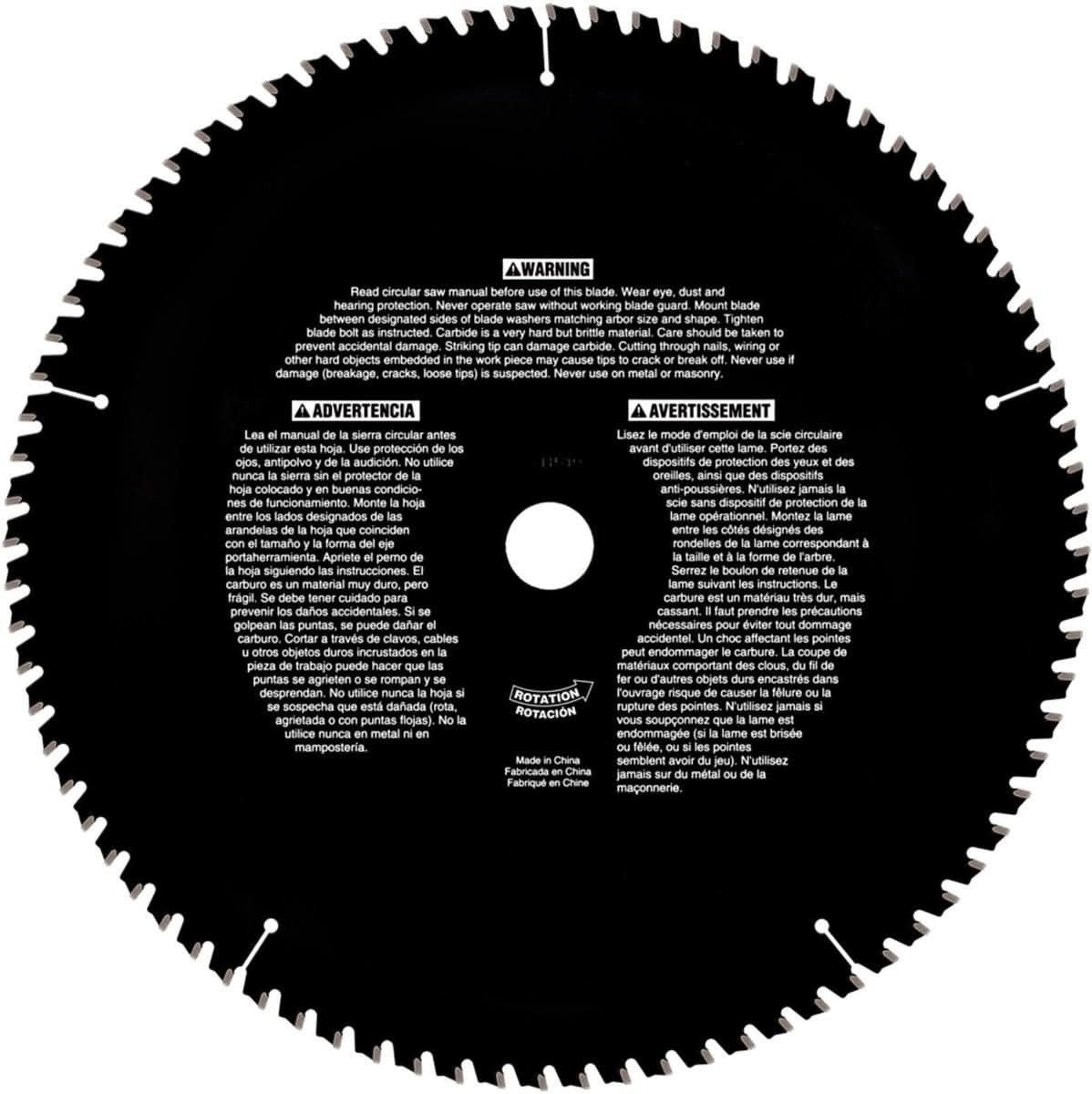 SKIL SPT1011 12 in. X 80-Tooth Miter Saw Blade - Image 2