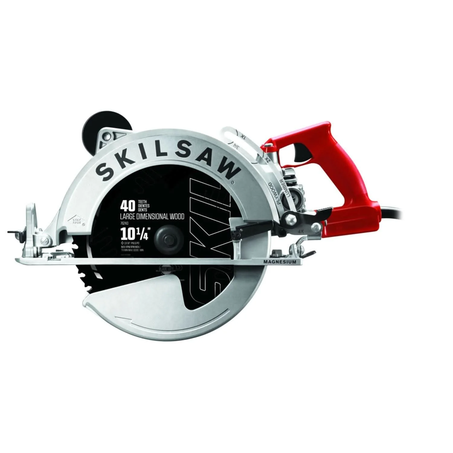 SKIL SPT70WM-71 Corded 10-1/4 In. Sawsquatch Magnesium Worm Drive With Twist Lock - Image 3