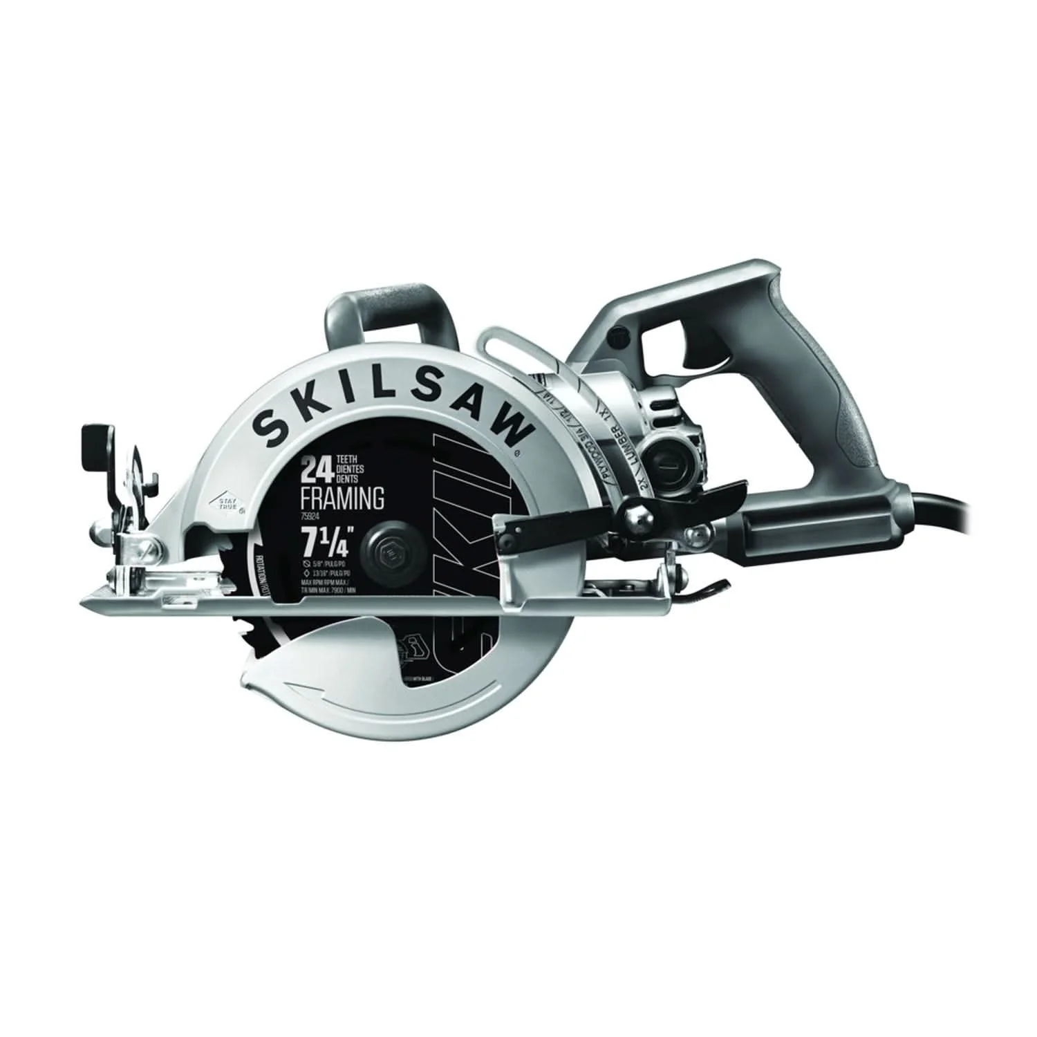SKIL SPT77W-71 Corded 7-1/4 In. Worm Drive Skil With Twist Lock Plug - Image 3