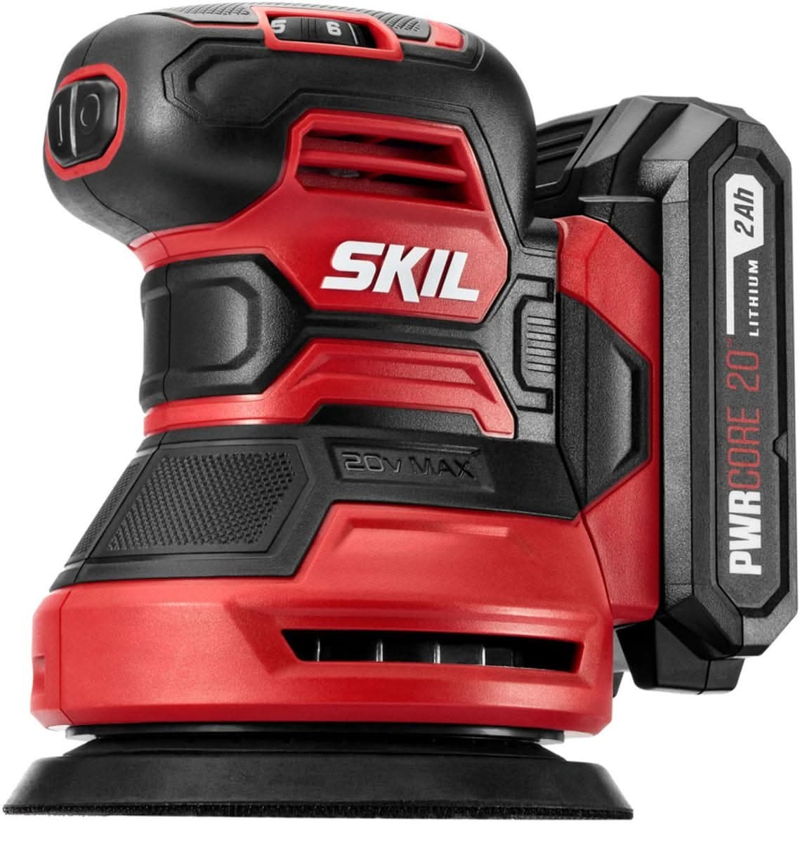 SKIL SR6604B-10 PWR CORE 20 5" Random Orbital Sander with Battery and Charger - Image 2