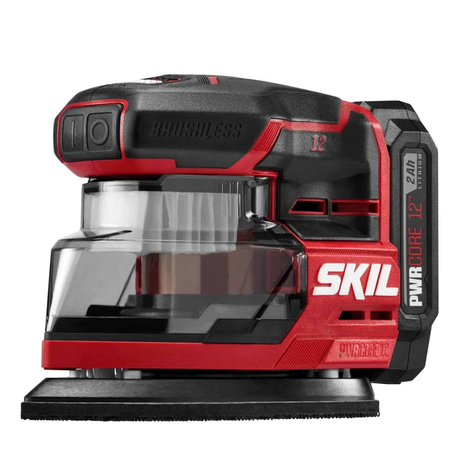 SKIL SR6608A-10 PWR CORE 12 Brushless 12V Compact Detail Sander Kit - Image 2