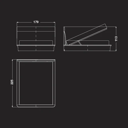 STARLIGHT QUEEN BED WITH STORAGE I $21,929.00 - Image 3
