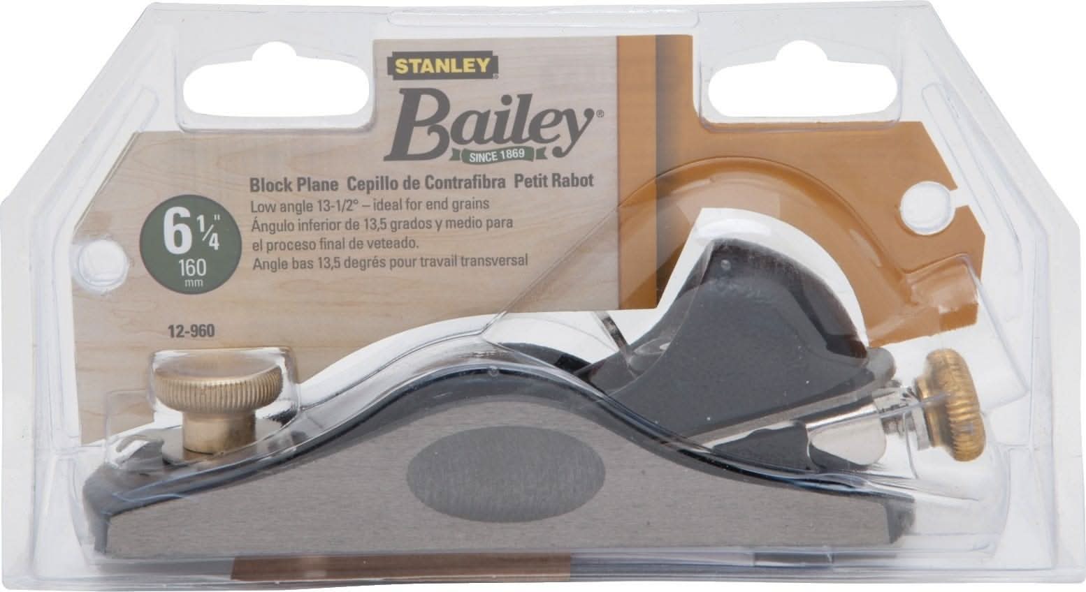 Stanley 12-960 BaileyLow Angle Block Plane - Image 2