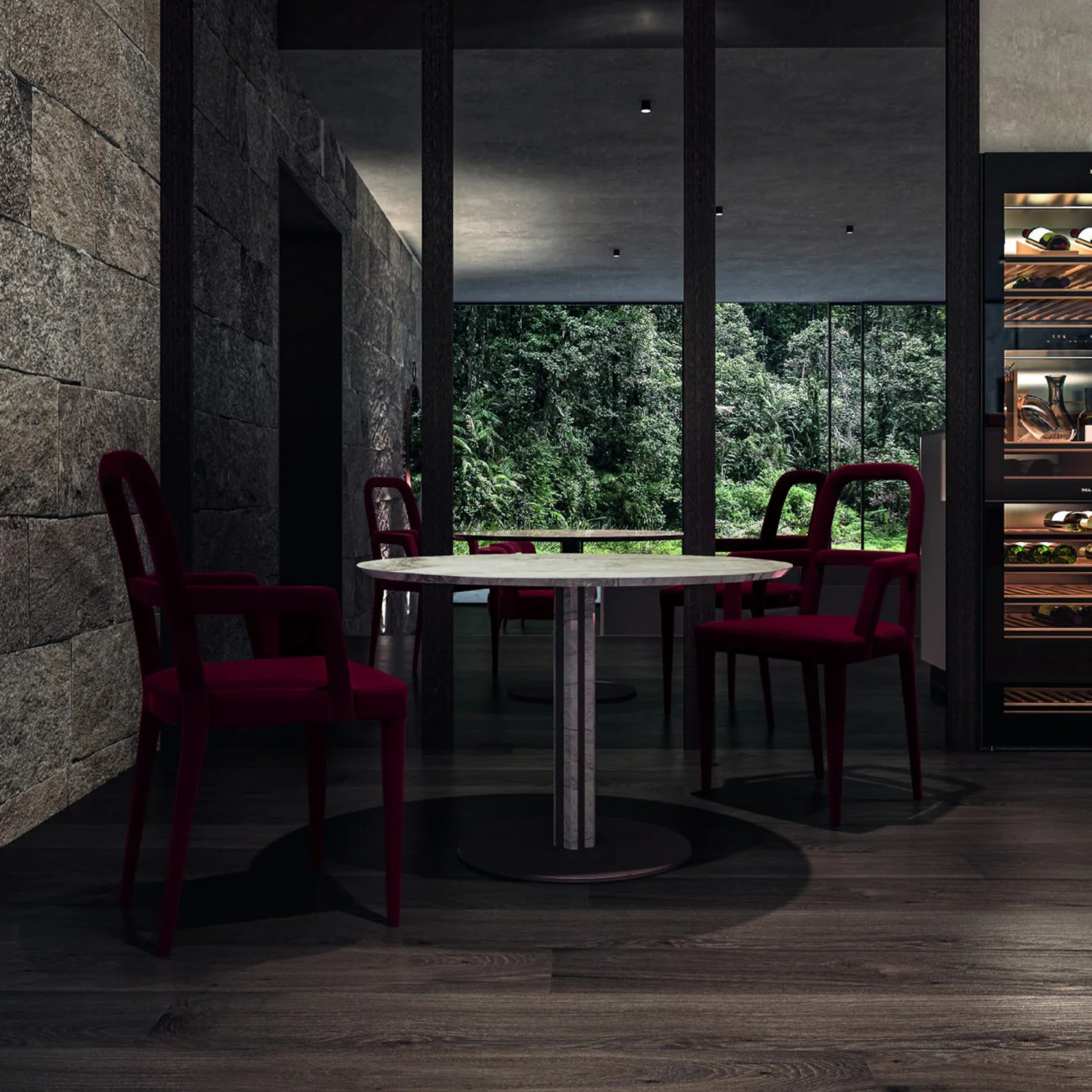 CPRN HOMOOD | STARLIGHT ROUND DINING TABLE - $9,880.00 - Image 3