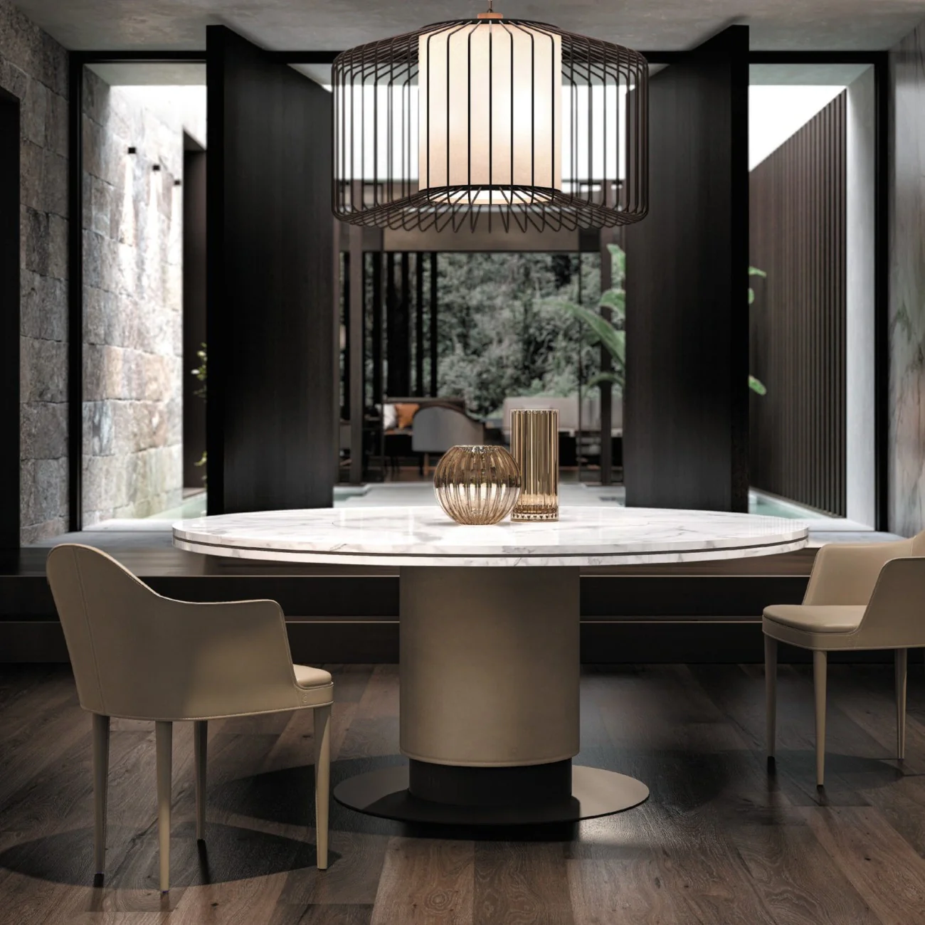 STARLIGHT ROUND DINING TABLE I $24,250.00 - Image 3