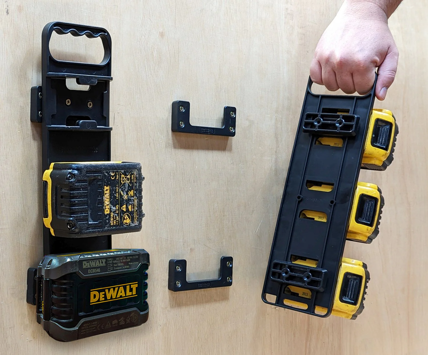 StealthMounts Battery Holder with Handle For DeWalt Batteries - Image 2