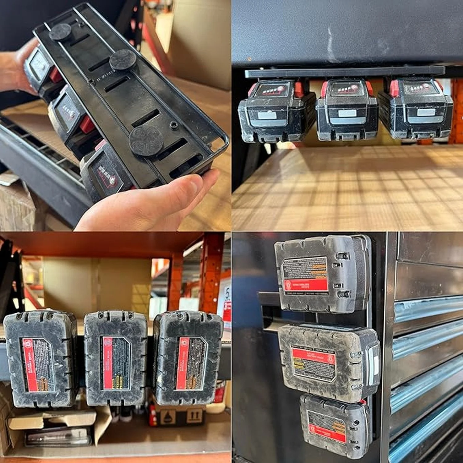 StealthMounts Magnetic Battery Holder for Milwaukee M18 Batteries - Image 2