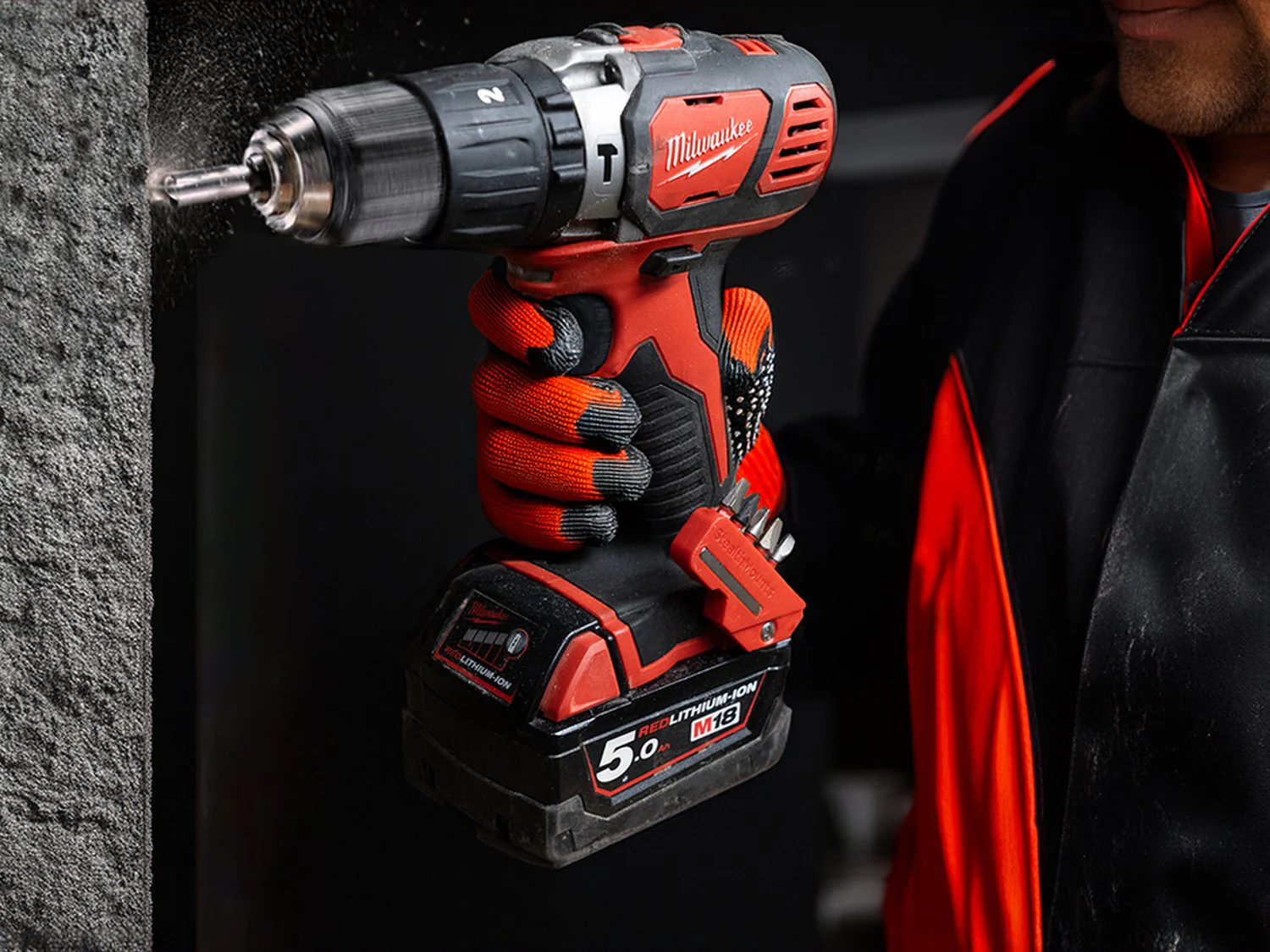 StealthMounts 45° Magnetic Bit Holder for Milwaukee M18 Tools, 2-Pack - Image 3