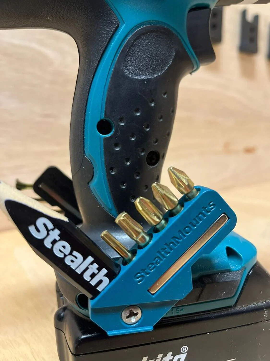 StealthMounts 45° & 90° Magnetic Bit Holder for Makita CXT, LXT & XGT Tools, 2-Pack - Image 2