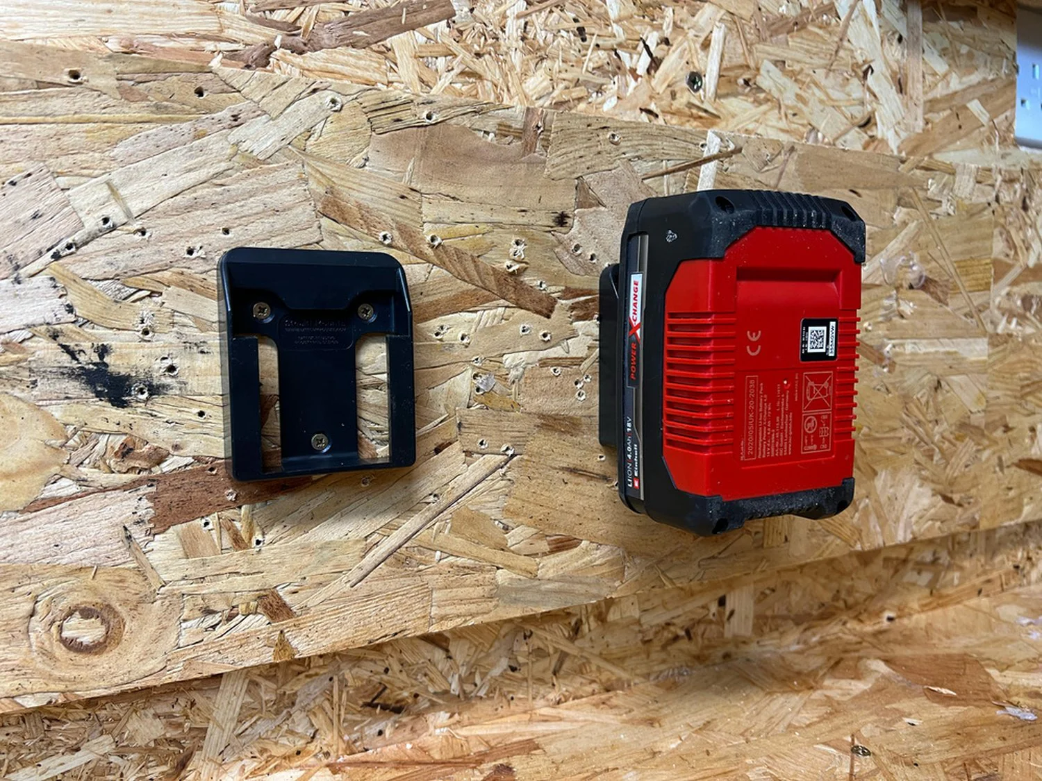 StealthMounts Battery Mounts for Einhell 18V Black, 6-Pack - Image 3