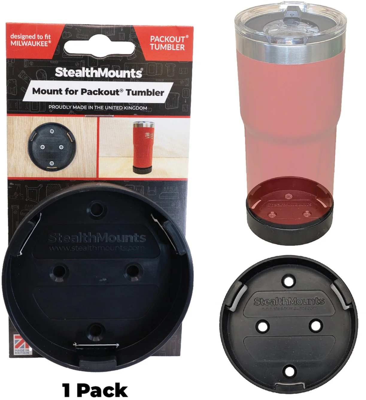 StealthMounts Mount for Milwaukee Packout Tumbler