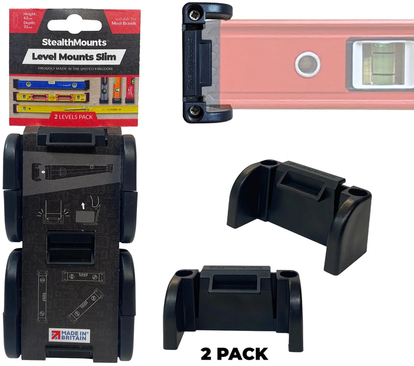 StealthMounts Level Mounts Slim - Image 1